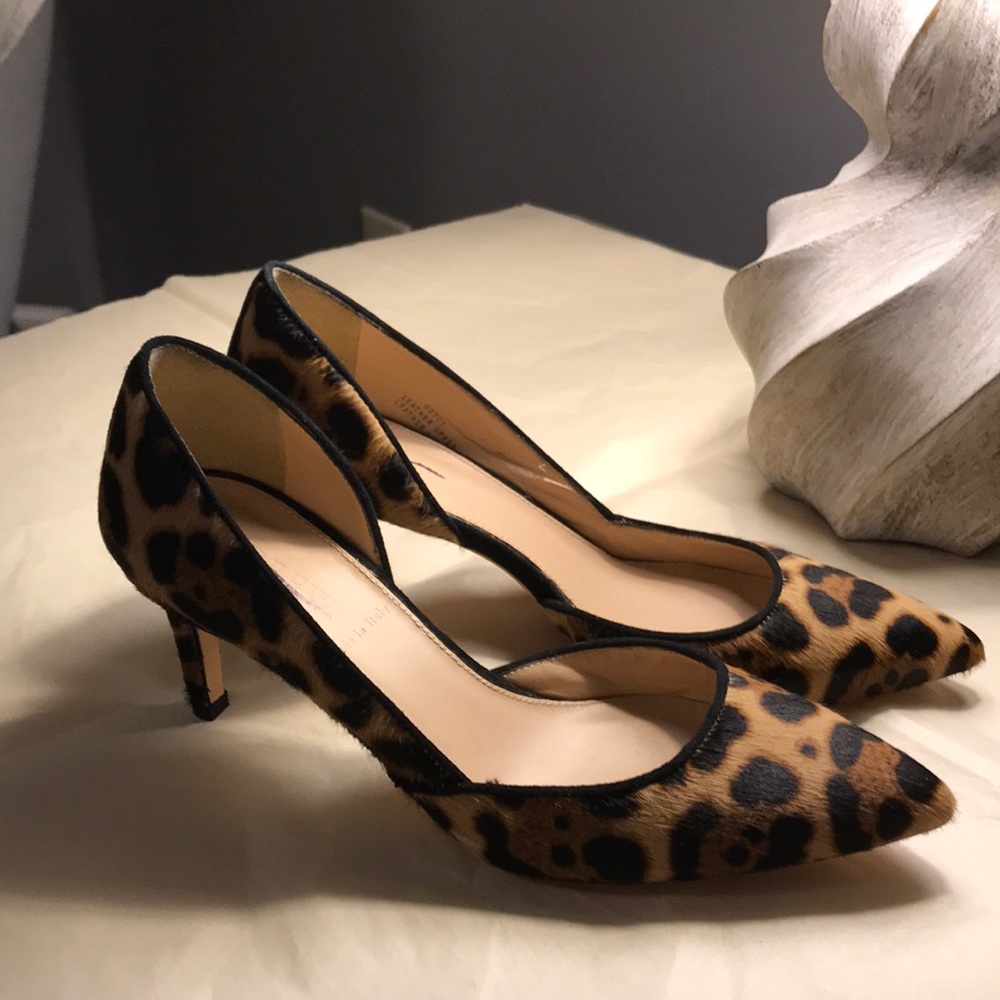 Collection Valentina calf hair d'Orsay pumps